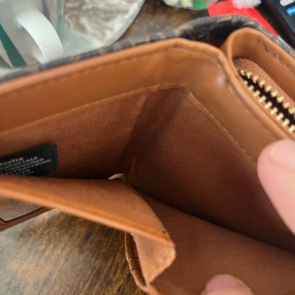 Nanette Lepore Black and Tan Wallet